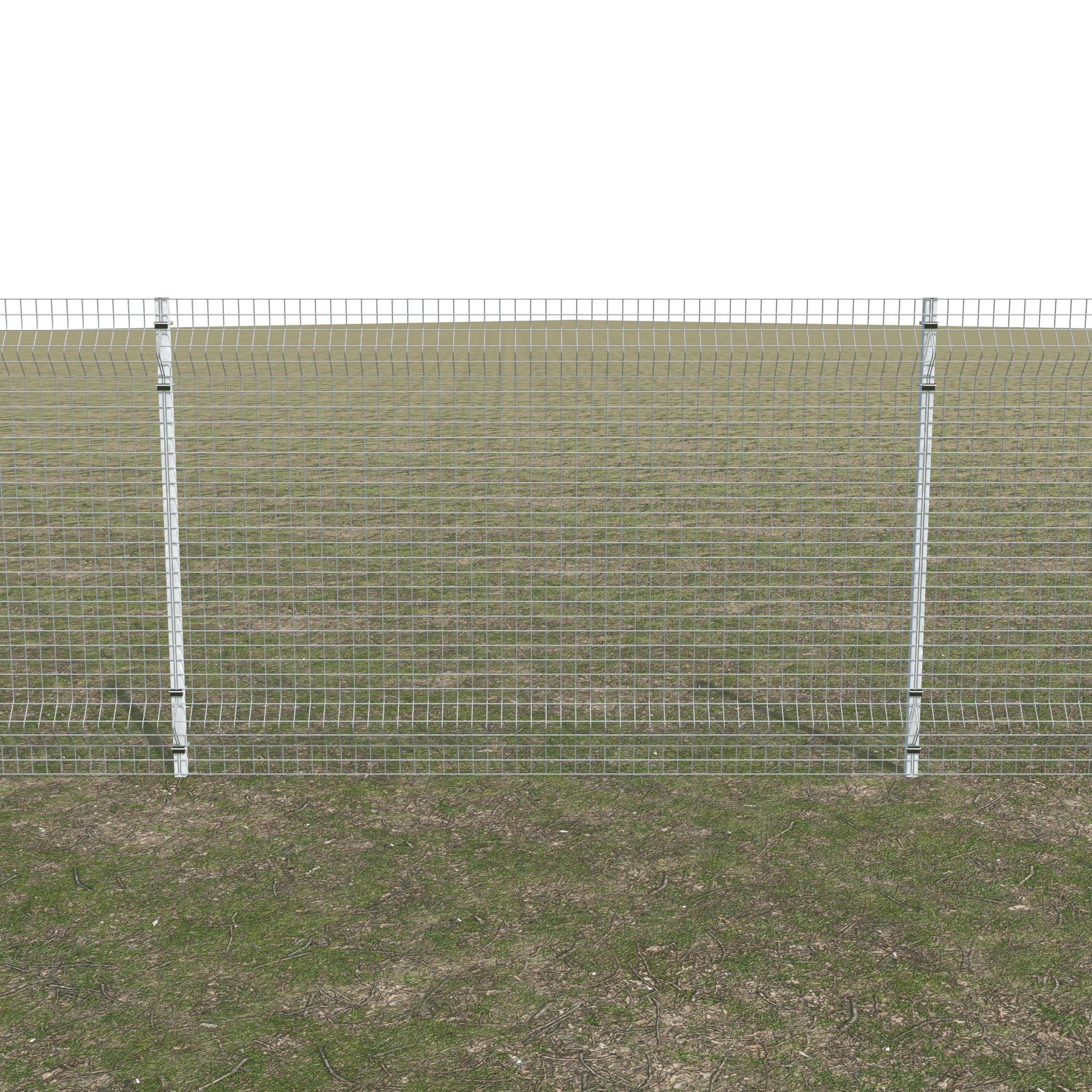 Gittermattenzaun zum Einbetonieren, Maschenweite 5 x 5 cm, bis 50 m