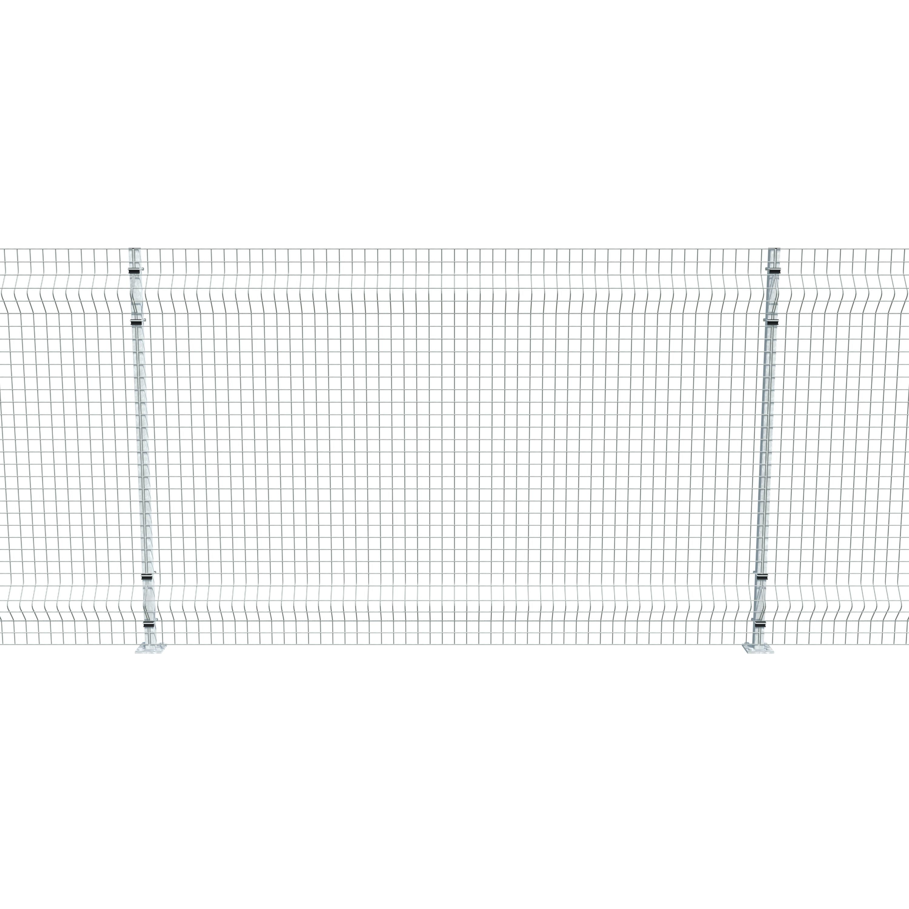 Gittermattenzaun zum Aufdübeln, Maschenweite 5 x 5 cm, bis 50 m