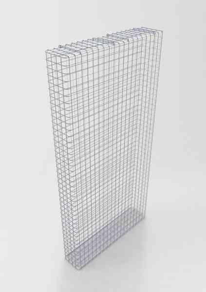 Gavión galvanizado en caliente 102 cm x 202 cm x 22 cm, malla 5 cm x 5 cm, totalmente soldado