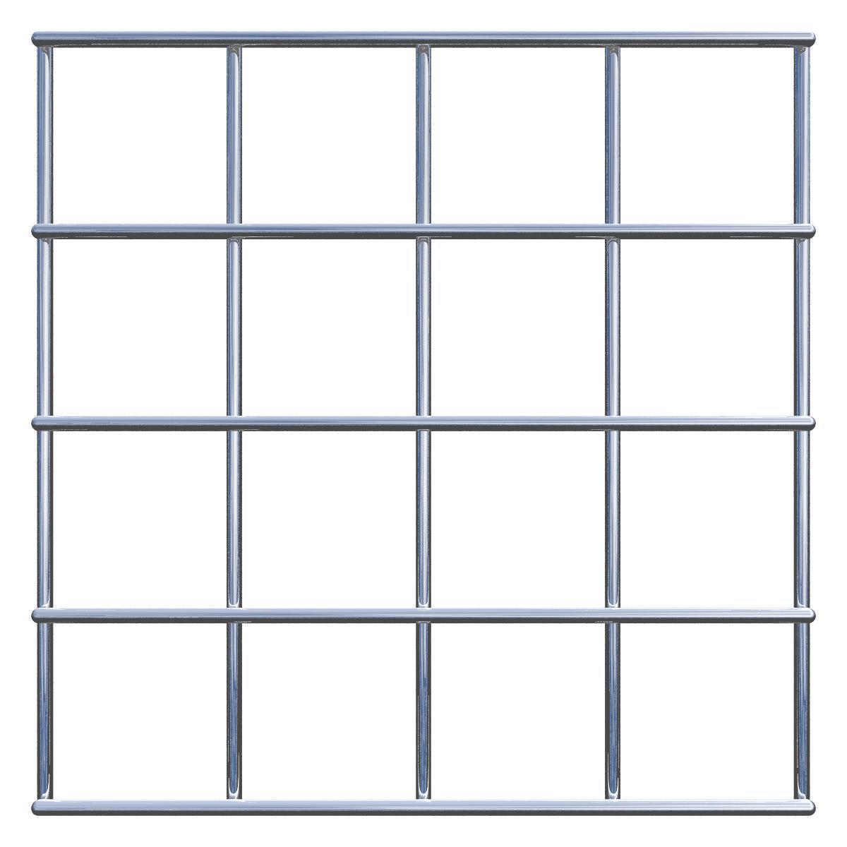 Dekorativt galler / spaljé (inklusive monteringsmaterial) maskstorlek 5 x 5 cm