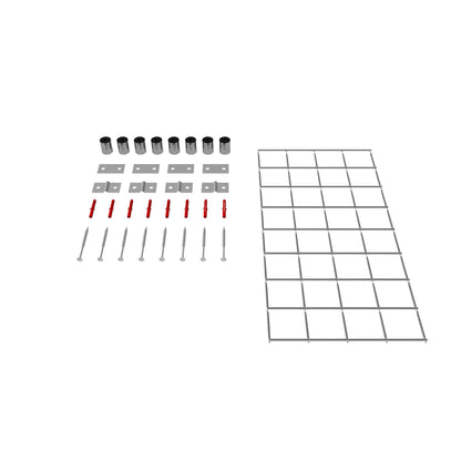 Dekorativt galler / spaljé (inklusive monteringsmaterial) maskstorlek 5 x 5 cm