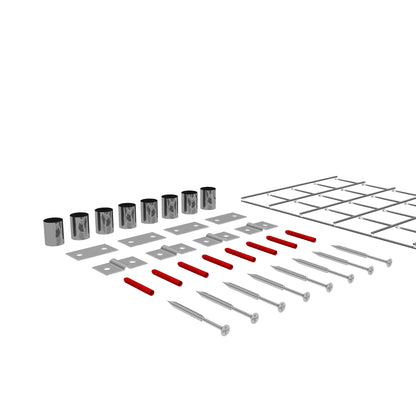 Dekorativt galler / spaljé (inklusive monteringsmaterial) maskstorlek 5 x 5 cm