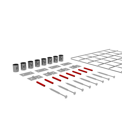 Dekorativt galler / spaljé (inklusive monteringsmaterial) maskstorlek 5 x 5 cm