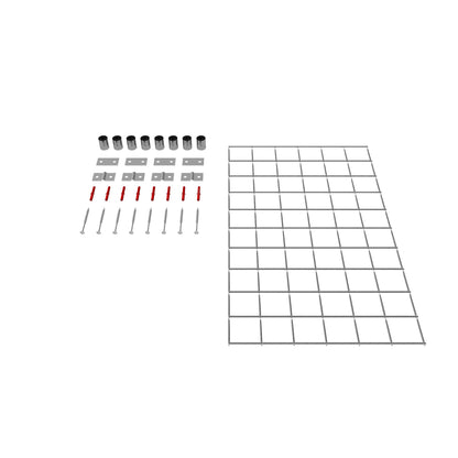 Dekorativt galler / spaljé (inklusive monteringsmaterial) maskstorlek 5 x 5 cm