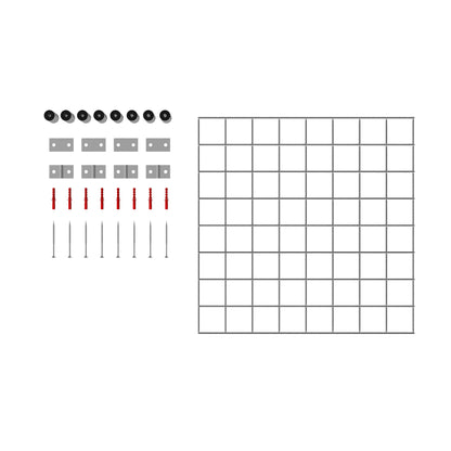 Dekorativt galler / spaljé (inklusive monteringsmaterial) maskstorlek 5 x 5 cm