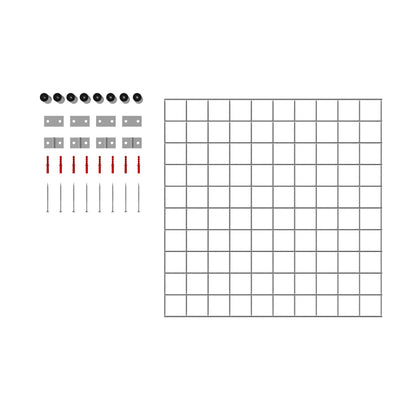 Dekorativt galler / spaljé (inklusive monteringsmaterial) maskstorlek 5 x 5 cm