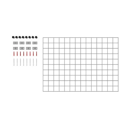 Dekorativt galler / spaljé (inklusive monteringsmaterial) maskstorlek 5 x 5 cm