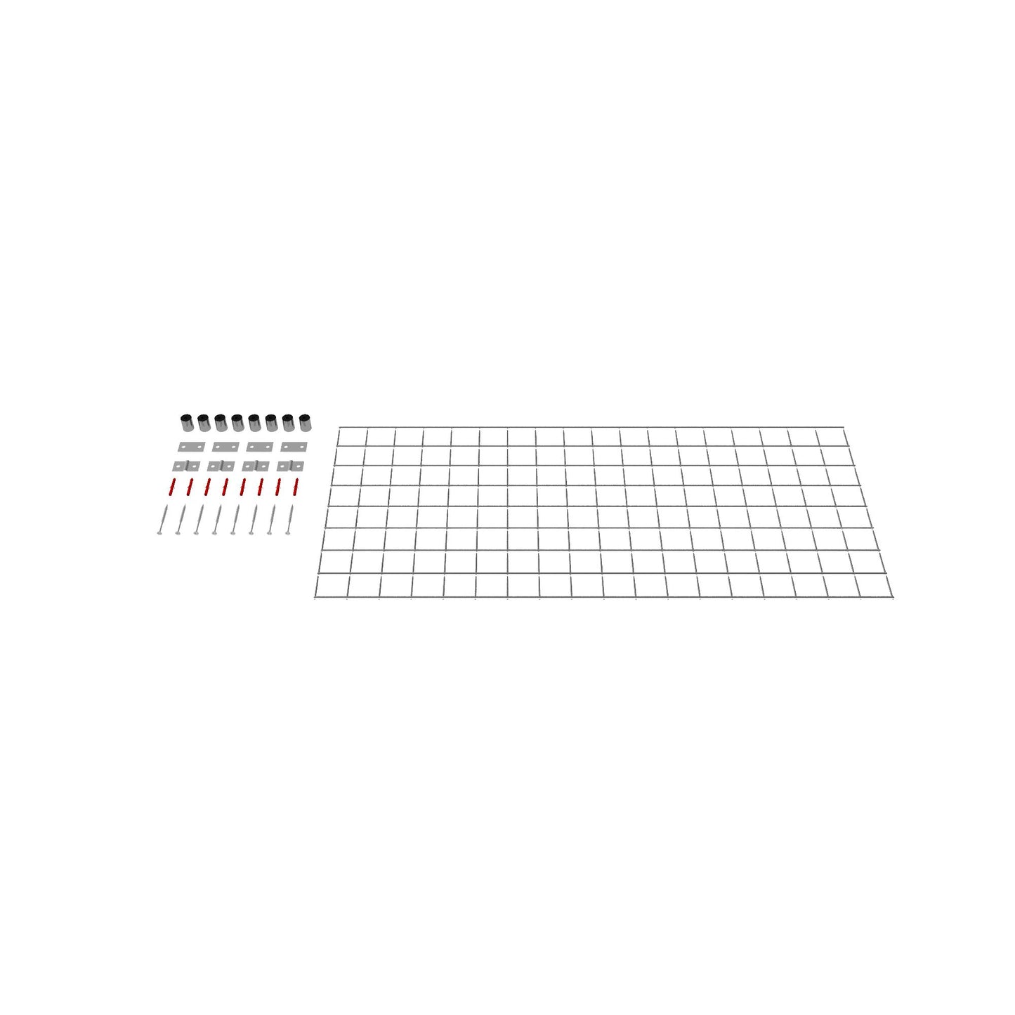 Dekorativt galler / spaljé (inklusive monteringsmaterial) maskstorlek 5 x 5 cm