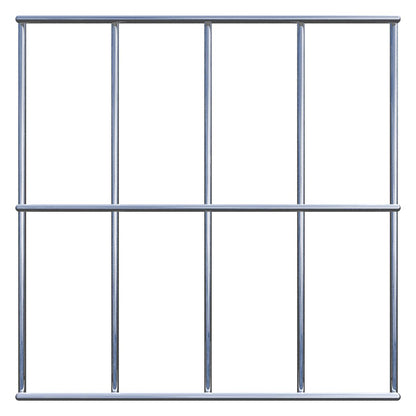 Dekorativt galler / spaljé (inklusive monteringsmaterial) maskstorlek 5 x 10 cm