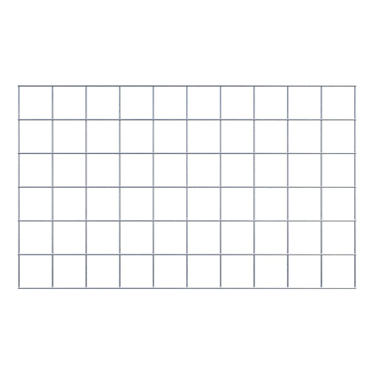 Decorative trellis / trellis (including mounting material) mesh size 10 x 10 cm