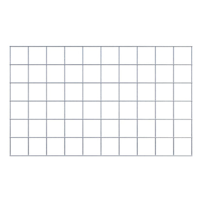 Decorative trellis / trellis (including mounting material) mesh size 10 x 10 cm