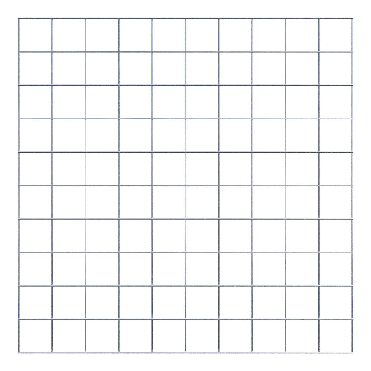 Decorative grid / trellis mesh size 10 x 10 cm