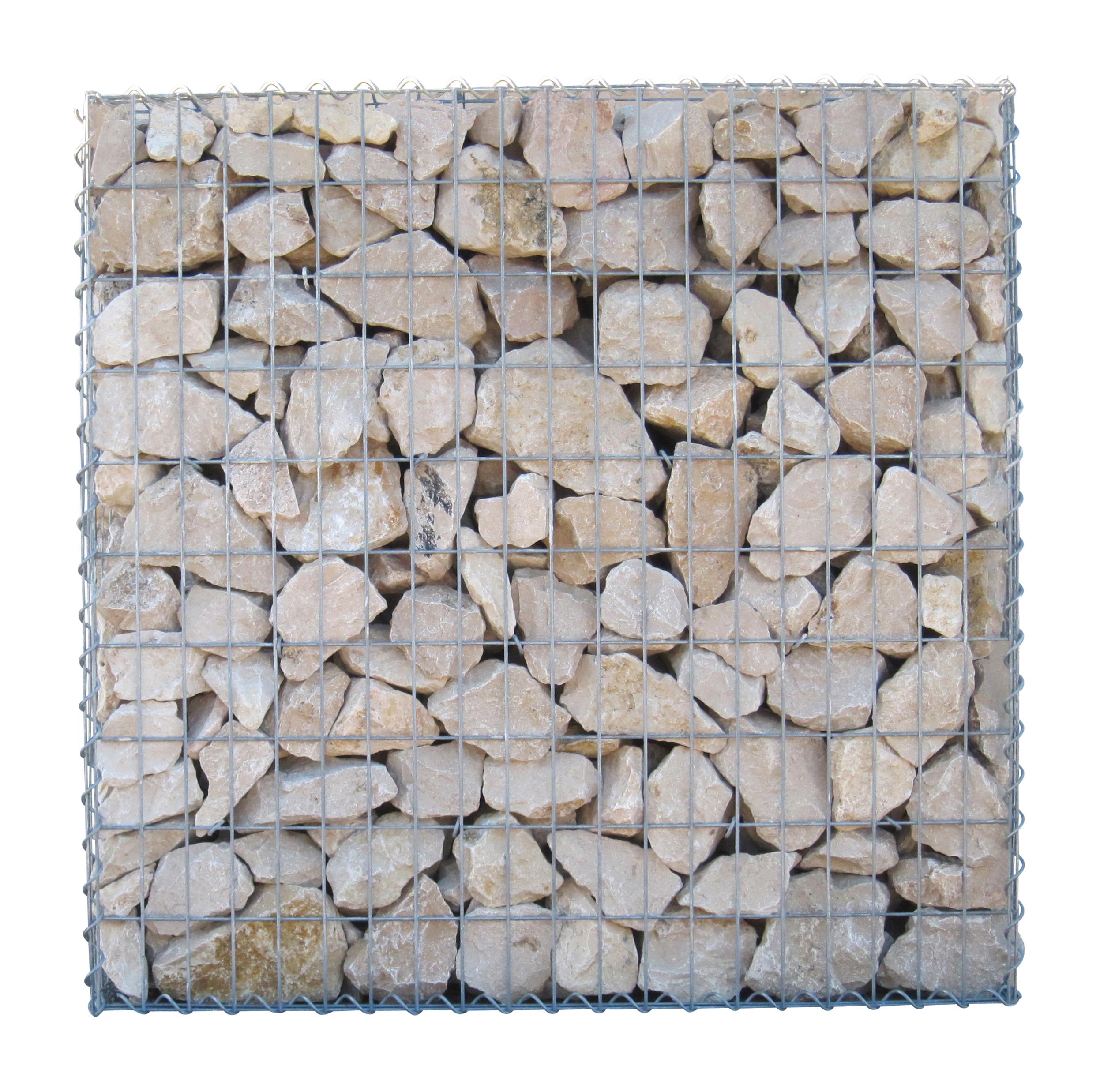 Gabbione 100 cm x 100 cm x 30 cm (L x H x P), maglia 5 cm x 10 cm, anello a C