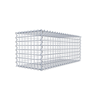 Lot de 2 gabions 100 cm x 40 cm x 40 cm (L x H x P), mailles 5 x 5 cm, spirale