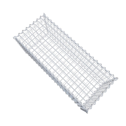 Lot de 2 gabions 100 cm x 40 cm x 40 cm (L x H x P), mailles 5 x 5 cm, spirale