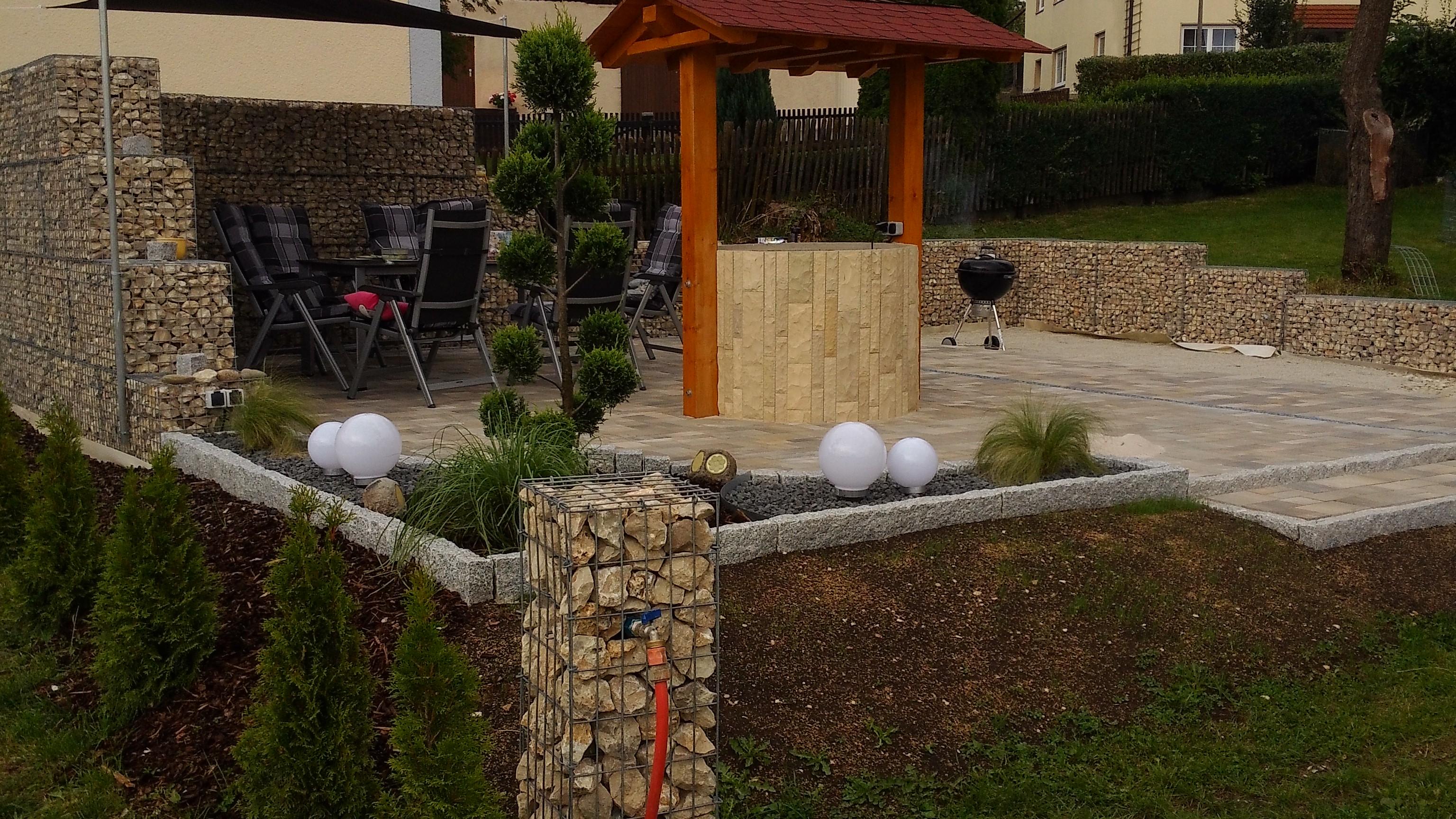 Set of 2 gabions 100 cm x 50 cm x 50 cm (L x H x D), mesh size 5 x 5 cm, spiral