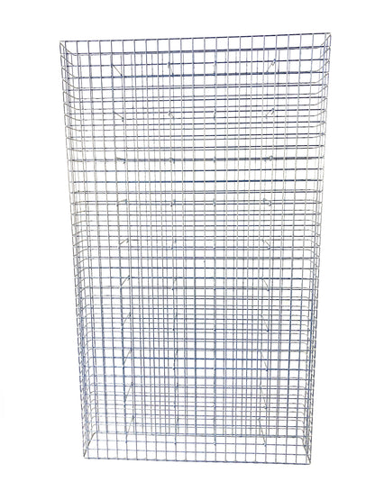 Gabion varmgalvaniseret 117 cm x 200 cm x 22 cm, maskestørrelse 5 cm x 5 cm, fuldsvejset