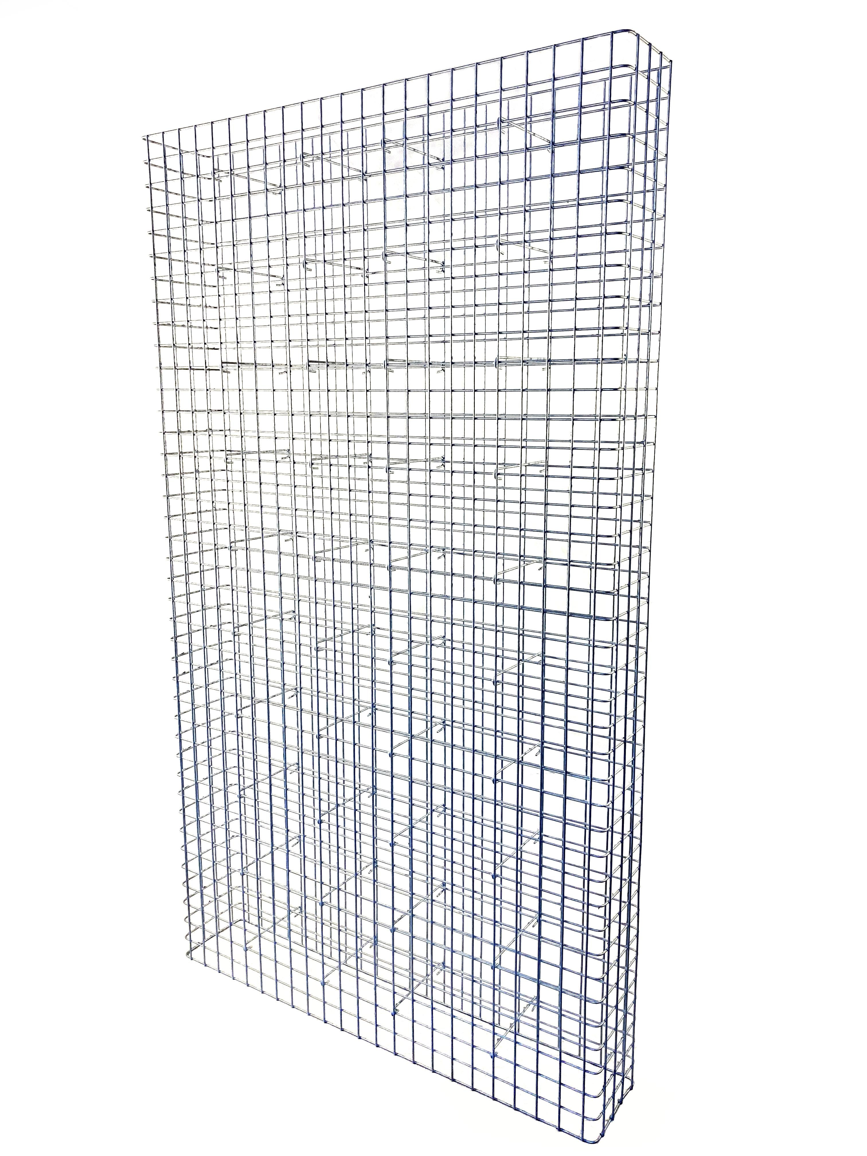 Gavión galvanizado en caliente 117 cm x 200 cm x 22 cm, malla 5 cm x 5 cm, totalmente soldado