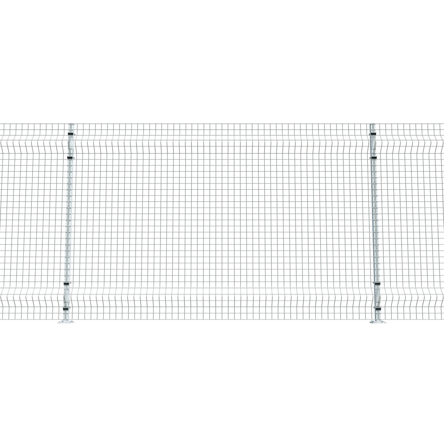 Gittermattenzaun zum Aufdübeln, Maschenweite 5 x 5 cm, bis 50 m