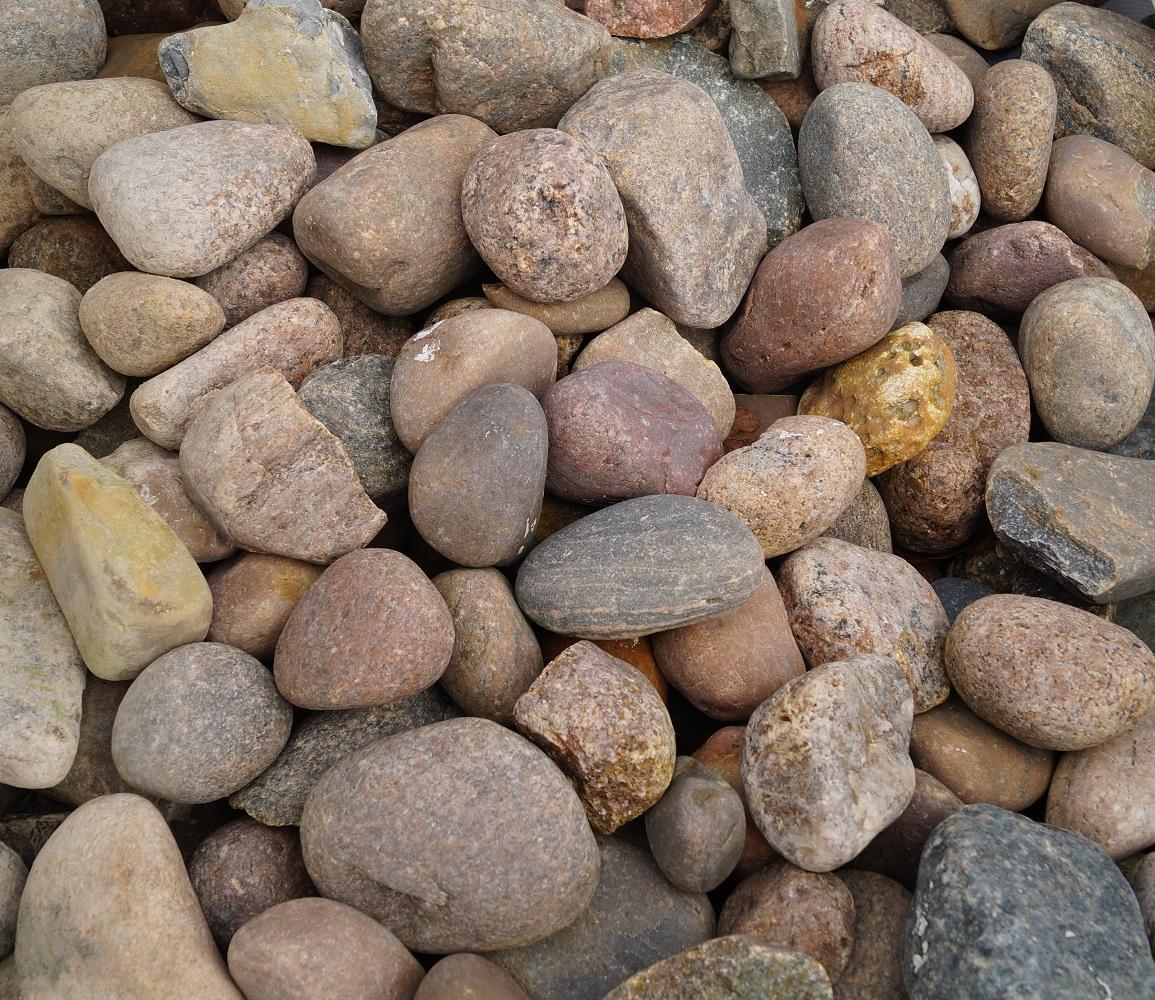 North Sea pebbles 60 to 80 mm