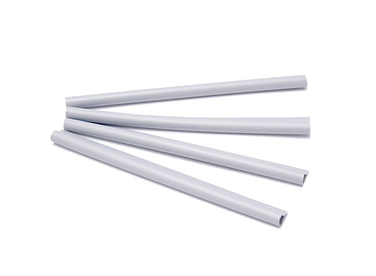 2x fästklämmor för insynsskyddsremsor grå MW 5 x 20 cm