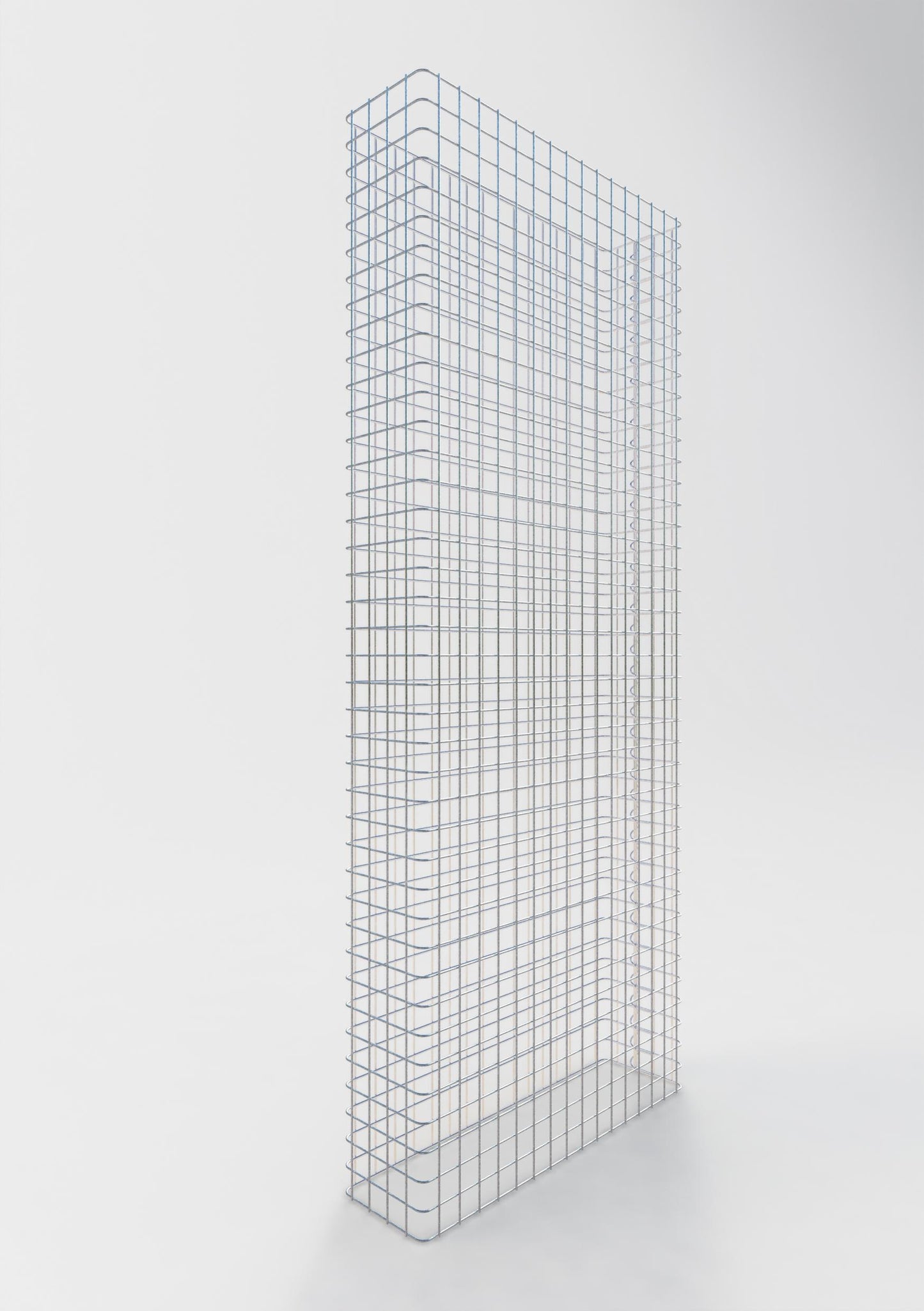 Valla de gaviones longitud 82 cm, altura 160 cm, profundidad 22 cm, malla 5 x 5 cm