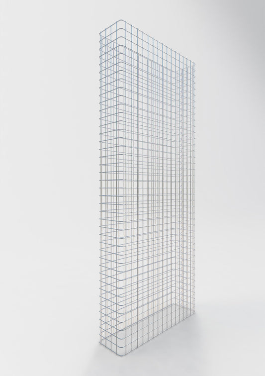 Gabionstängsel längd 82 cm, höjd 160 cm, djup 22 cm, maskstorlek 5 x 5 cm
