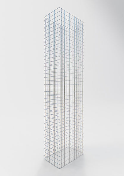 Valla de gaviones longitud 52 cm, altura 180 cm, profundidad 32 cm, malla 5 x 5 cm