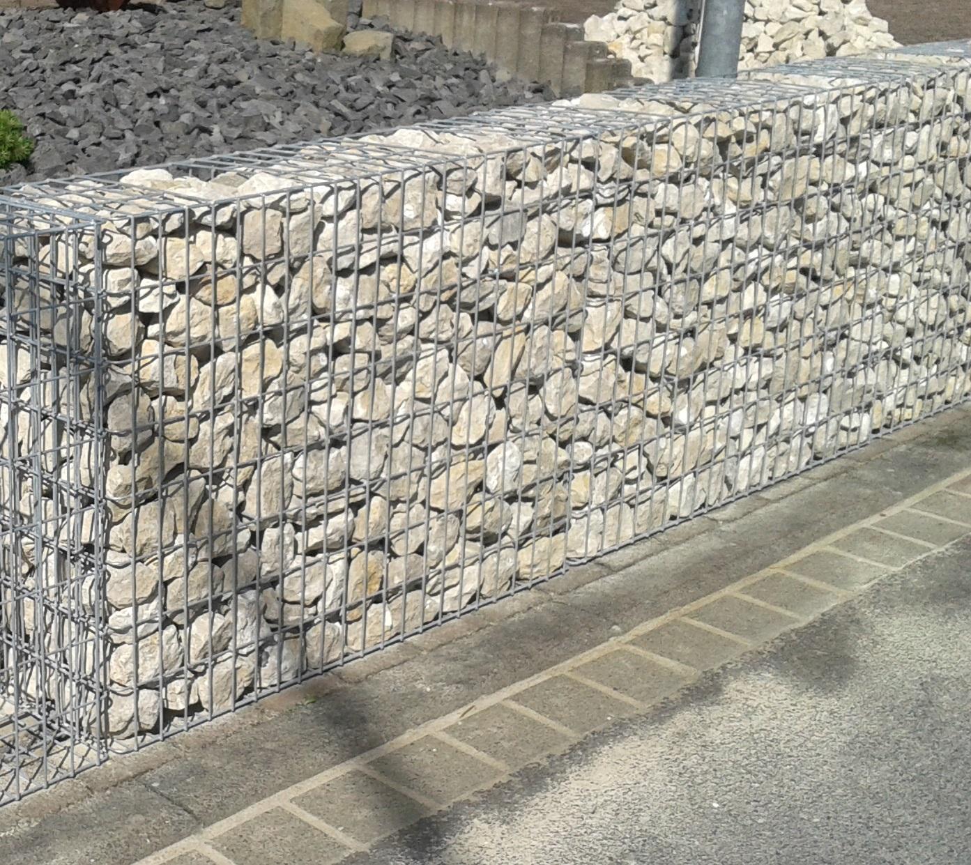 Hot-dip galvanized gabion made to measure 5x10cm