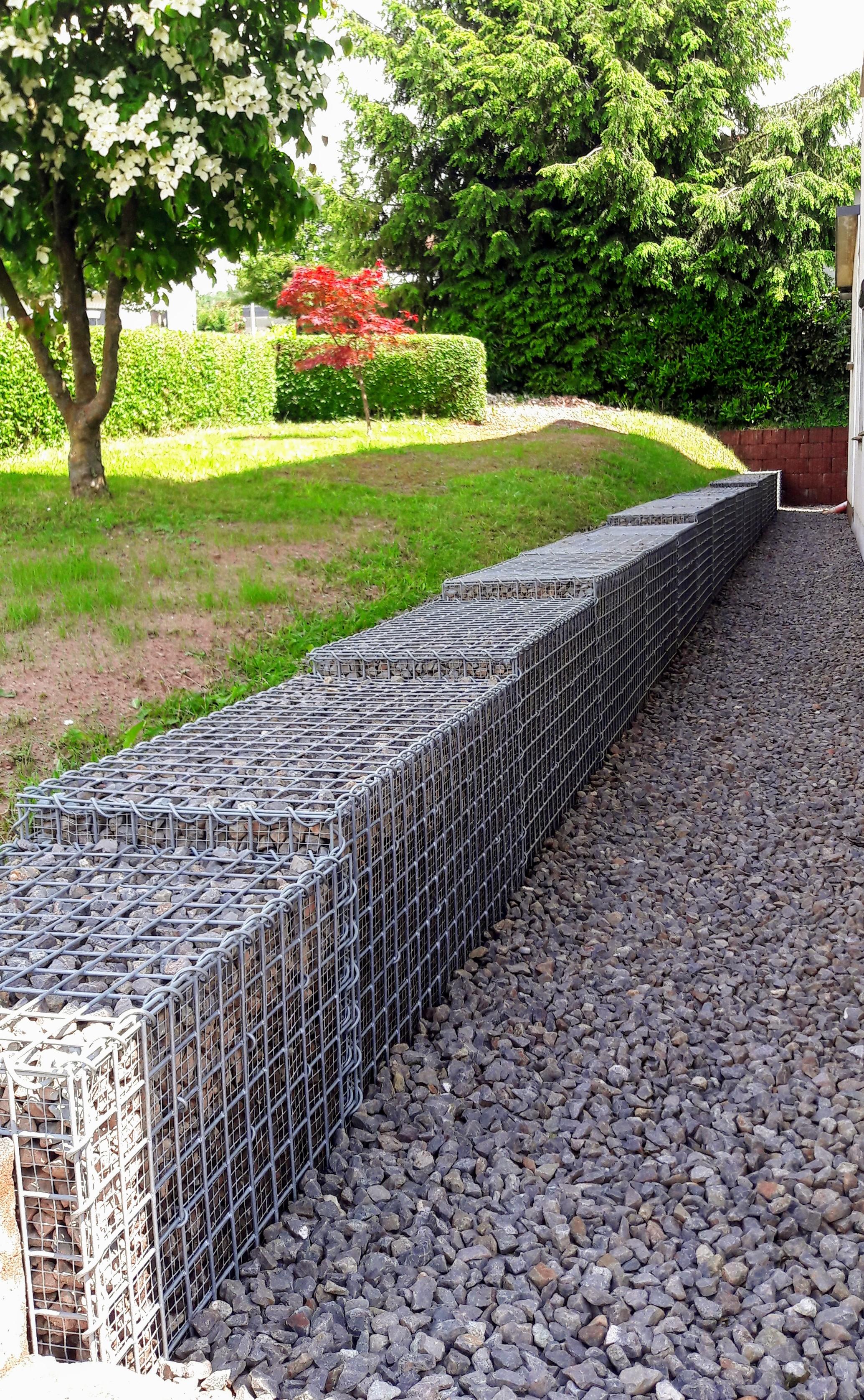 Gabion 100 cm x 50 cm x 50 cm (L x H x P), mailles 5 cm x 5 cm, spirale