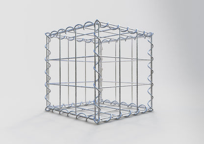 Gabion 30 cm x 30 cm x 30 cm (L x H x D), maskestørrelse 10 cm x 10 cm, spiral