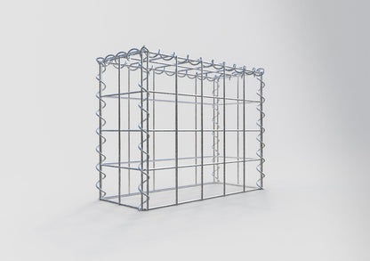 Extra gabion typ 3 50 cm x 40 cm x 20 cm (L x H x D), maskstorlek 10 cm x 10 cm, spiral