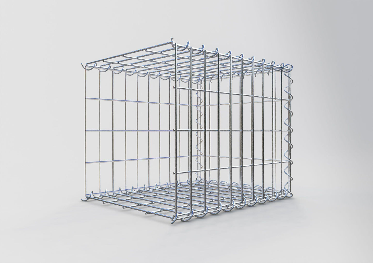 Gavión adicional tipo 2 50 cm x 40 cm x 40 cm (L x A x P), malla 5 cm x 10 cm, en espiral