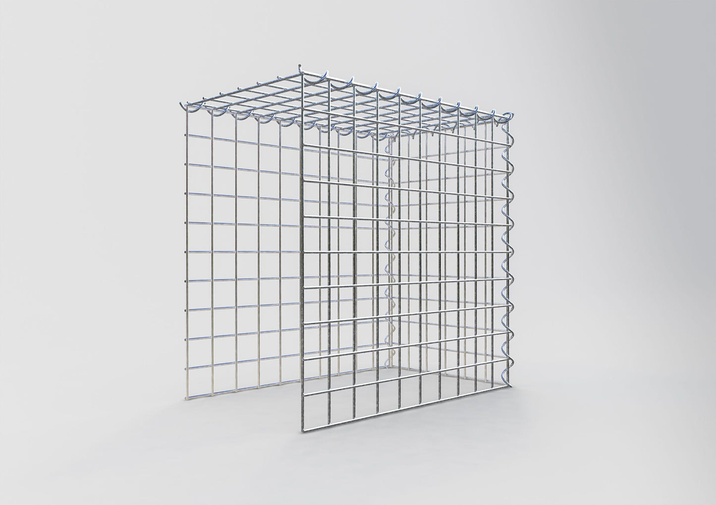 Gavión adicional tipo 4 50 cm x 50 cm x 30 cm (L x A x P), malla 5 cm x 5 cm, en espiral