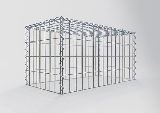 Gavión adicional tipo 3 80 cm x 40 cm x 40 cm (L x A x P), malla 5 cm x 10 cm, en espiral