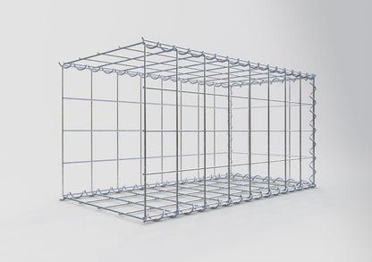 Add-on schanskorf type 2 80 cm x 40 cm x 40 cm (L x H x D), maaswijdte 10 cm x 10 cm, spiraal