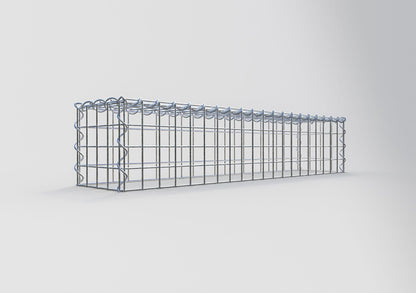 Gavión adulto tipo 3 100 cm x 20 cm x 20 cm (largo x alto x profundidad), tamaño de malla 5 cm x 5 cm, espiral