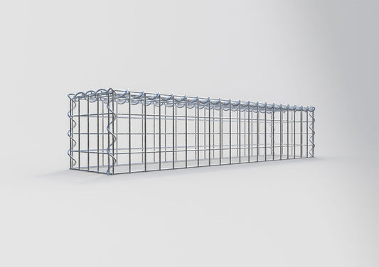 Gabbione aggiuntivo tipo 3 100 cm x 20 cm x 20 cm (L x A x P), dimensione maglia 5 cm x 5 cm, a spirale