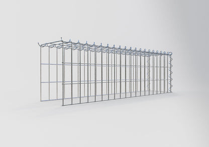 Extra gabion typ 4 100 cm x 30 cm x 20 cm (L x H x D), maskstorlek 5 cm x 10 cm, spiral