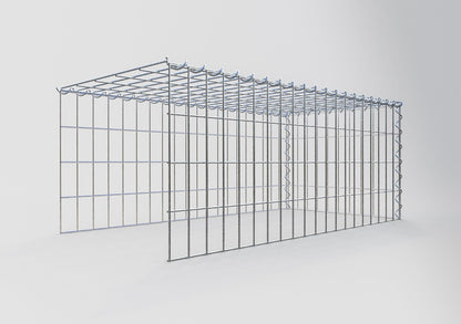 Add-on schanskorf type 4 100 cm x 40 cm x 50 cm (L x H x D), maaswijdte 5 cm x 10 cm, spiraalvormig