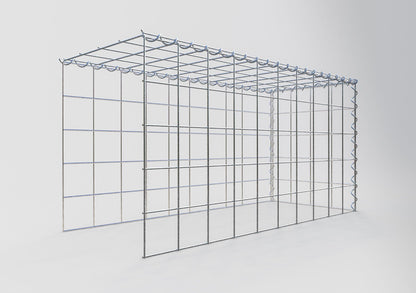 Anbaugabione Typ 4 100 cm x 50 cm x 40 cm (L x H x T), Maschenweite 10 cm x 10 cm, Spirale