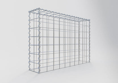 Gabion rapporté type 3 100 cm x 70 cm x 20 cm (L x H x P), mailles 10 cm x 10 cm, spirale