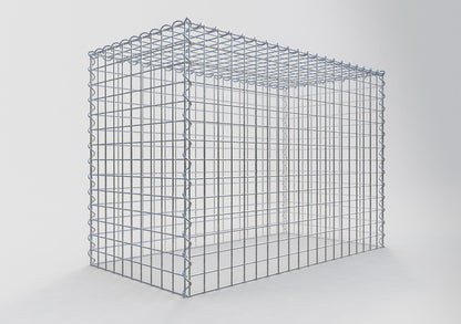 Gabion rapporté type 3 100 cm x 70 cm x 50 cm (L x H x P), mailles 5 cm x 5 cm, spirale