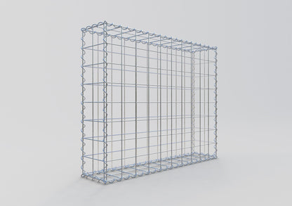 Gabion 100 cm x 80 cm x 20 cm (L x H x P), mailles 10 cm x 10 cm, spirale