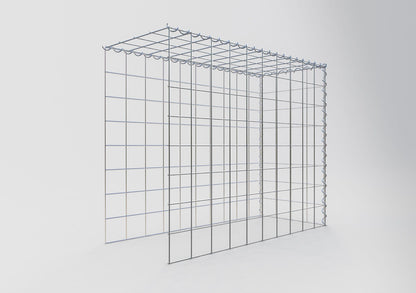 Gabbione aggiuntivo tipo 4 100 cm x 80 cm x 40 cm (L x H x P), maglia 10 cm x 10 cm, spirale