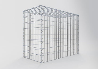 Add-on schanskorf type 3 100 cm x 80 cm x 50 cm (L x H x D), maaswijdte 5 cm x 10 cm, spiraalvormig