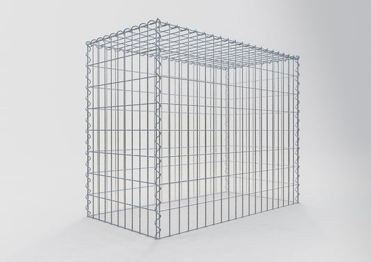 Gavión complementario tipo 3 100 cm x 80 cm x 50 cm (L x A x P), malla 5 cm x 10 cm, espiral