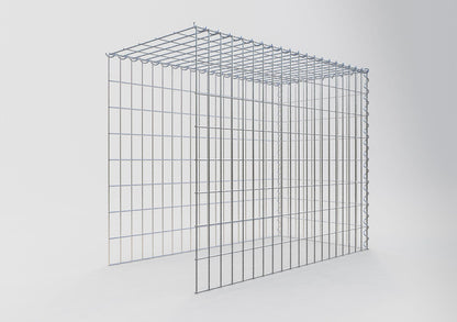 Anbaugabione Typ 4 100 cm x 80 cm x 50 cm (L x H x T), Maschenweite 5 cm x 10 cm, Spirale