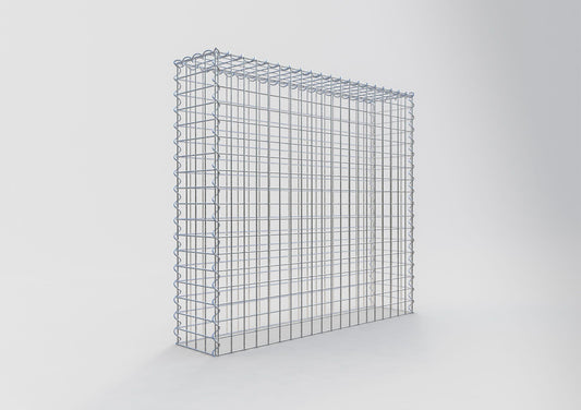 Opvokset gabion type 3 100 cm x 90 cm x 20 cm (L x H x D), maskestørrelse 5 cm x 5 cm, spiral