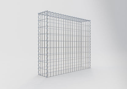 Grown-on gabion type 3 100 cm x 90 cm x 20 cm (L x H x D), mesh size 5 cm x 10 cm, spiral